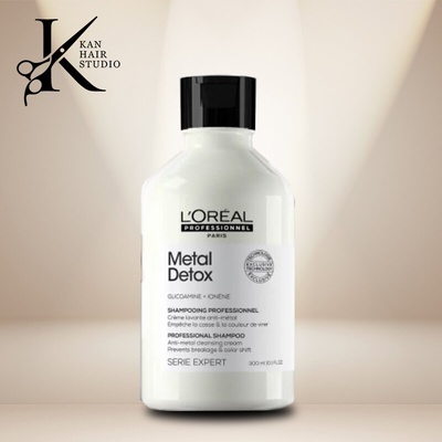 L'Oréal Kрем-шампоан за всеки тип боядисана коса Loreal Professionnel Metal Detox Shampoo 300 ml