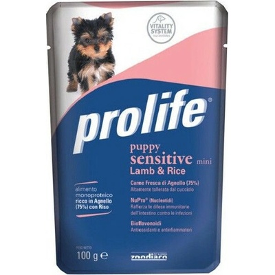 Zoodiaco Prolife Sensitive Puppy Mini Jahňacie s ryžou 100 g