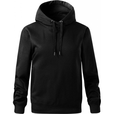 Oversized mikina dámská Moon kratšia + širšia čierna
