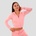 GymBeam Дамски суичър TRN Zip-Up Pink M