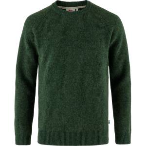 Fjällräven Мъжки вълнен пуловер Fjällräven Övik Rib Sweater Wool jumper - Deep Forest - размер XXL (105-4775-0116)