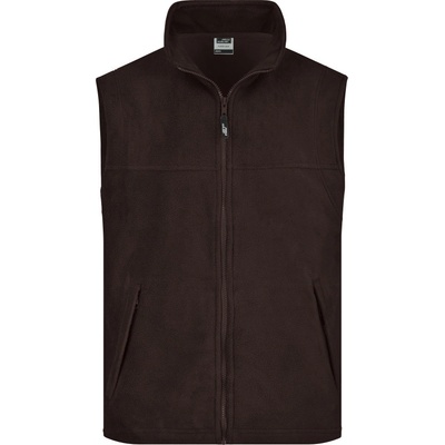 James & Nicholson JN 45 fleecová vesta brown