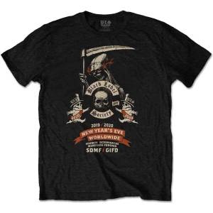 Black Label Society New Years Eve (Back Print) Тениска с къс ръкав Black L (BLSTS03MB03)
