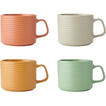 Kitchen Craft Kameninový hrnček Idilica 4 x 400 ml