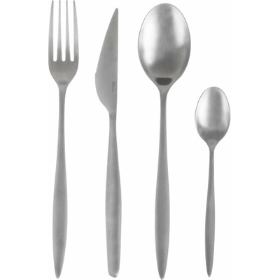 Jedálenské príbory Matt silver 24 dielov