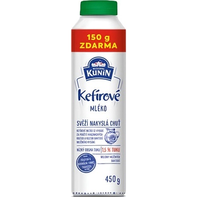 Mlékárna Kunín Mléko kefírové jahoda 3 x 300 g – Zboží Dáma