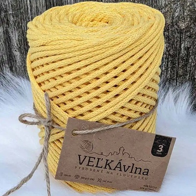 Velká vlna Špagát 3mm Pampeliška
