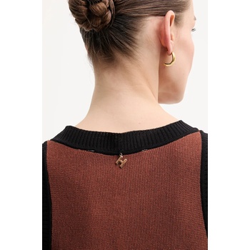 Silvian Heach Рокля с лен Silvian Heach RICIAMI (GPP25026VE)