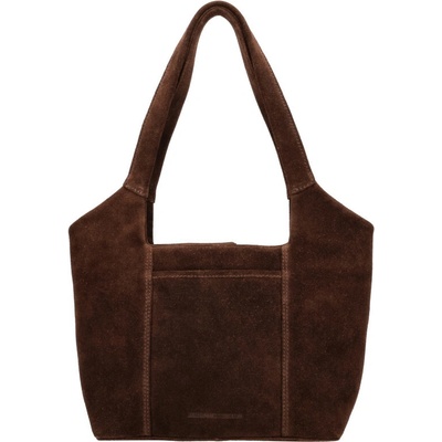 Hide & Stitches BRAZOS 36x24x10cm dark brown kožená kabelka
