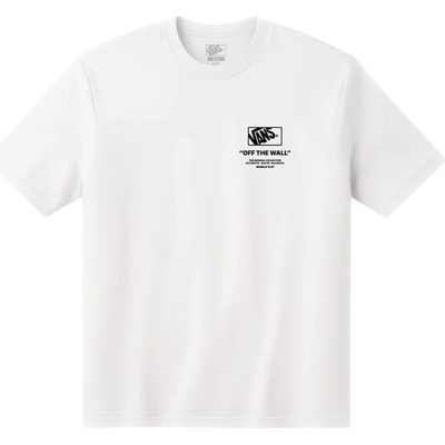 Vans OFF THE WALL STACKED TYPED SS Tee white