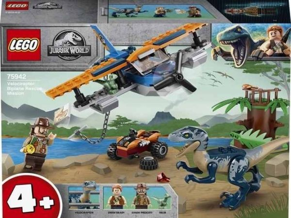 LEGO® Jurassic World 75942 Velociraptor: Záchranná mise s