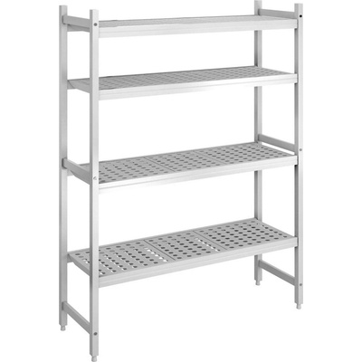 G.Gastro Základní hliníkový regál - 1195x1800 mm -Nosnost: 600 kg - D9779733