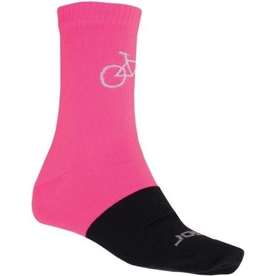 Sensor ponožky TOUR MERINO WOOL růžová/černá
