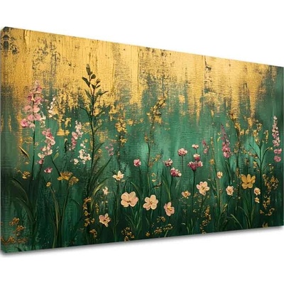 Obraz zlaté okamihy prírody | dokončené rukou umelca - 60x90 cm
