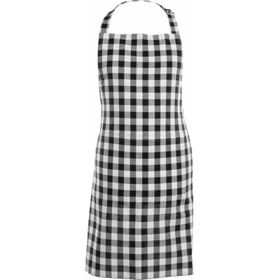 Tiseco Home Studio Gingham zástěra černá