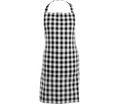 Tiseco Home Studio Gingham zástěra černá
