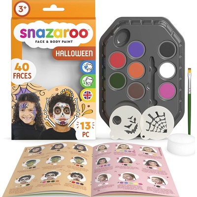 Sada obličejových barev Haloween