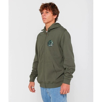 RIP CURL Wettie Passage Icon Zip Thru CACTUS GREEN