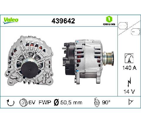 Alternátor VALEO 439642