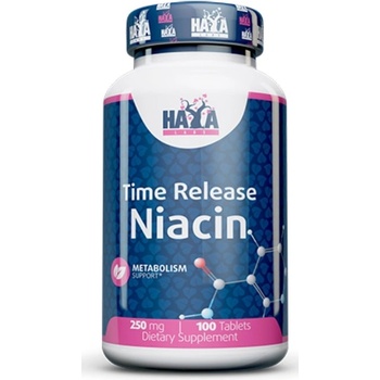 Haya Labs Time Release Niacin, 250 mg, 100 таблетки, Haya Labs