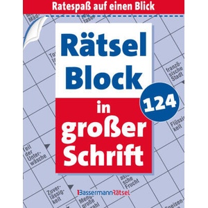 Rätselblock in großer Schrift 124 | Eberhard Krüger (2024)