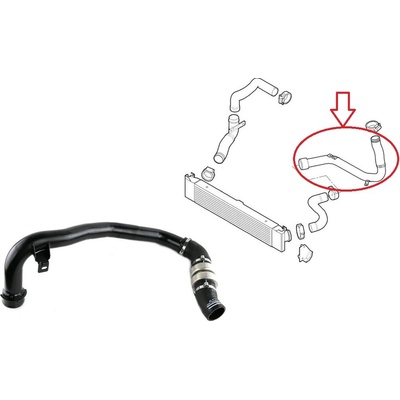 Hadice plnícího vzduchu Fiat Ducato 2006-2016 3,0 od turba do intercooleru, kompletní 1369757080