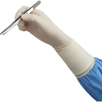 Image 1 of Zarys easyCARE Latex Gloves with Powder Transparent 100 pack XS