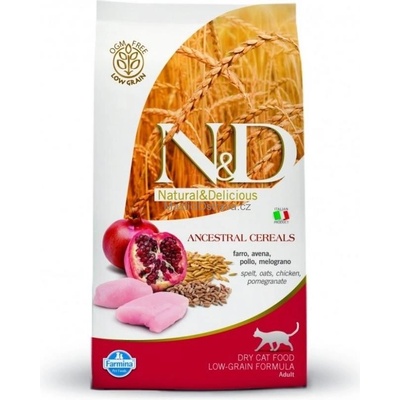 N&D CAT Low Ancestral Grain Chicken & Pomegranate Neutered 2 x 5 kg