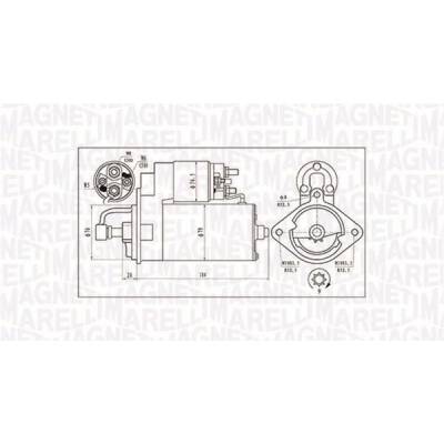 Startér MAGNETI MARELLI 063720984010