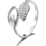 Silenti Jewelry Сребърен пръстен "Озарение" - 6 - 52мм (16.6мм диам. )