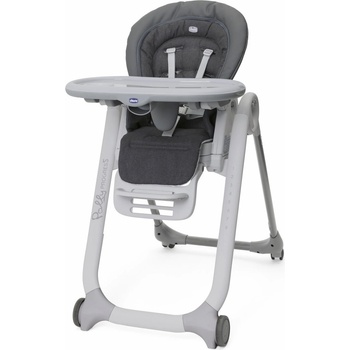 Chicco Столче за хранене 5 в 1 Chicco - Polly Progress, Grey Melange (J0508)