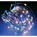 ACA Lighting LED dekoračná reťaz 30m 300LED RGB 8 funkcií s adaptérom strieborná meď X01300312