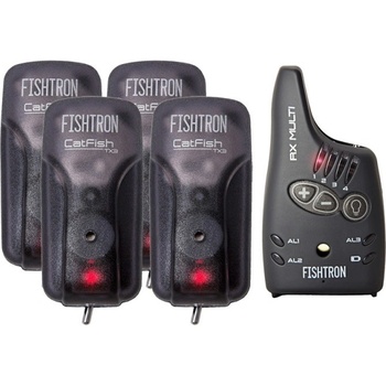 Flajzar CATFISHTX3 SET 4+1+RX MULTI SETCAT341M Černá