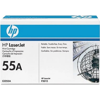 HP 55A Black LaserJet Toner Cartridge (CE255A)