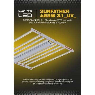 SunPro SUNFATHER 465W -3.1 UV-LED