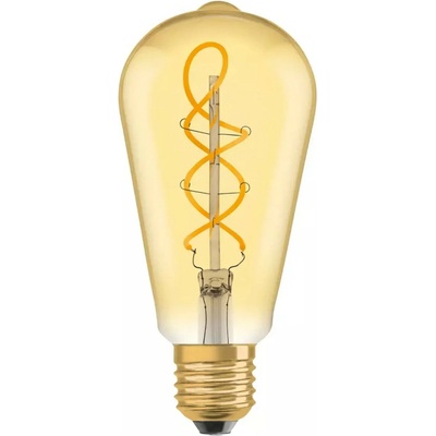Osram LED žárovka 1906 Edison 28, E27, 4 W, 300 lm, 2000 K, jantarová