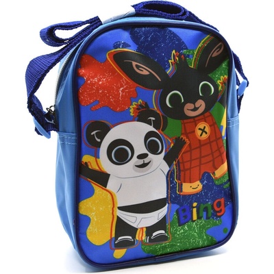 Setino taška přes rameno Zajíček Bing a Pando modrá