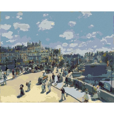 Zuty Malování Podle Čísel Pont-Neuf Pierre-Auguste Renoir 80 x 100 cm Plátno Rám
