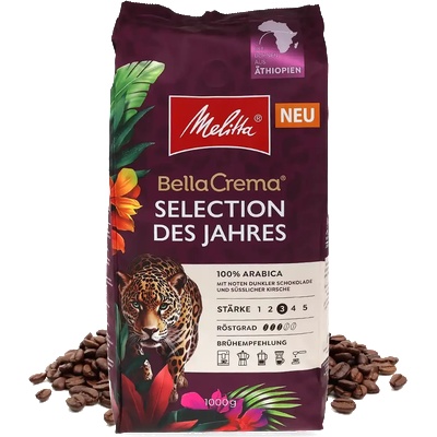 Melitta BellaCrema Selection Jahres кафе на зърна 1 kg