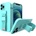 HQWear Кейс от TPU материал с каишка Rope case за Apple iPhone 13 Mini, Светлосин (9145576218051)