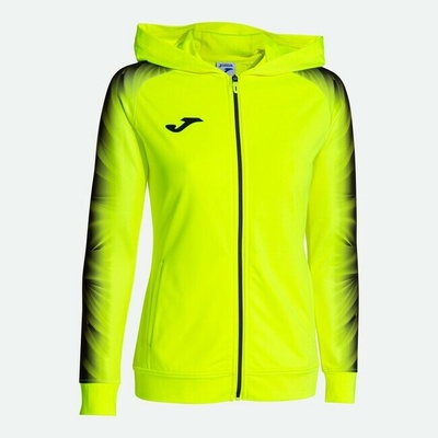 Joma Elite XI Zip-up Hoodie fluo žltá čierna