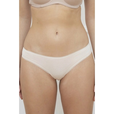Italian Fashion Kalhotky Salma midi bavlněné Svetlobéžová