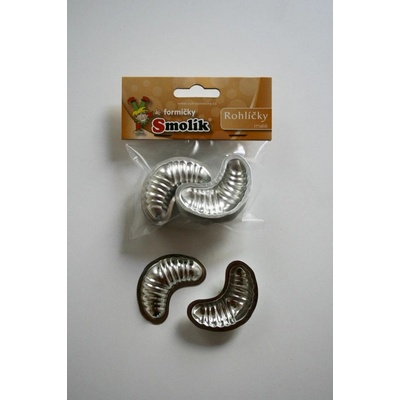Smolík Formička na cukroví Rohlíček velký 65x45mm, 20ks