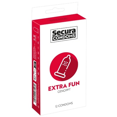 Secura Extra Fun - Презервативи с мидички (12 бр. )