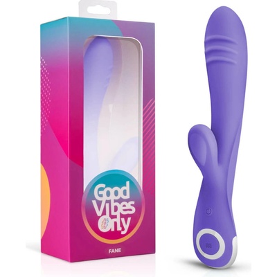 Good Vibes Only Fane Rabbit rechargeable clitoral vibrator purple