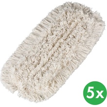 B2B Partner Plochý mop na podlahu kombinovaný 41 5 x 14 cm 5 ks