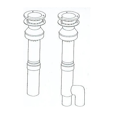 Almeva AL2 střešní nástavec komplet 80/80 mm 1,00 ALDE48