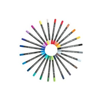 Marabu Двувърхи маркери Graphix Octopy 24 цвята