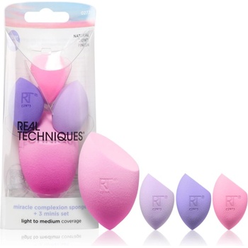 Real Techniques Miracle Complexion Sponge and Concealaer Minis Sunset комплект за гримиране на лицето