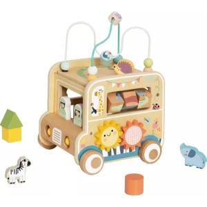 Tooky Toy Tooky Toy: Първата ми образователна дървена кола играчка (TP542)